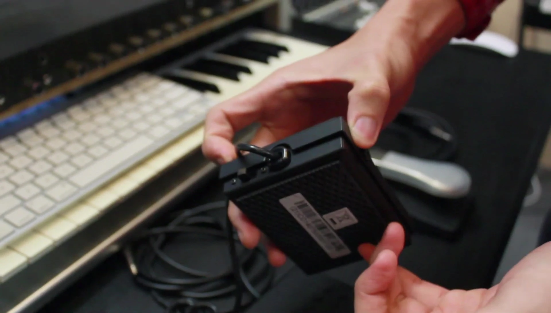 Sustain pedal lacking a polarity switch