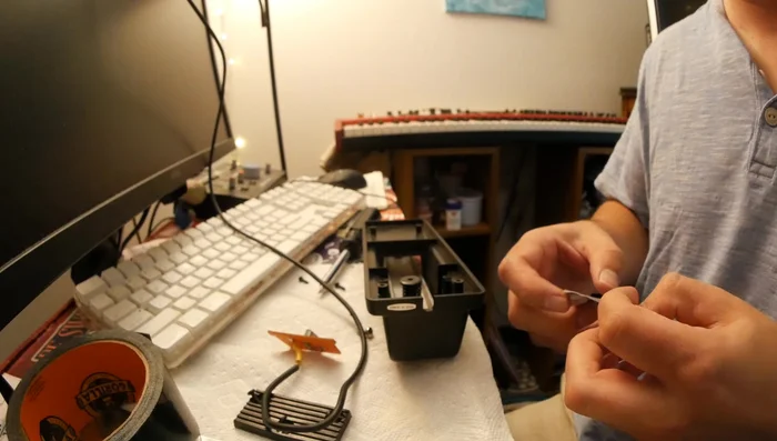 Test the pedal. If the button still clicks, disassemble again.