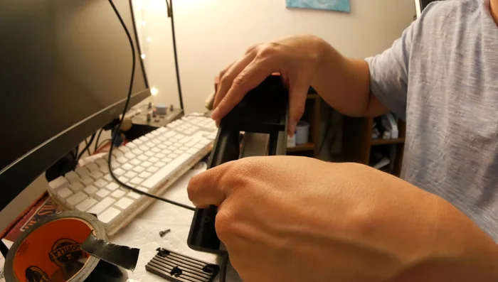 Test the pedal. If the button still clicks, disassemble again.