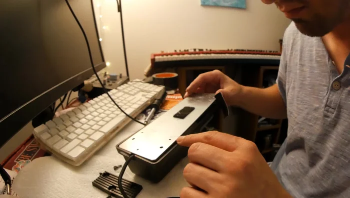 Reassemble the pedal one final time.