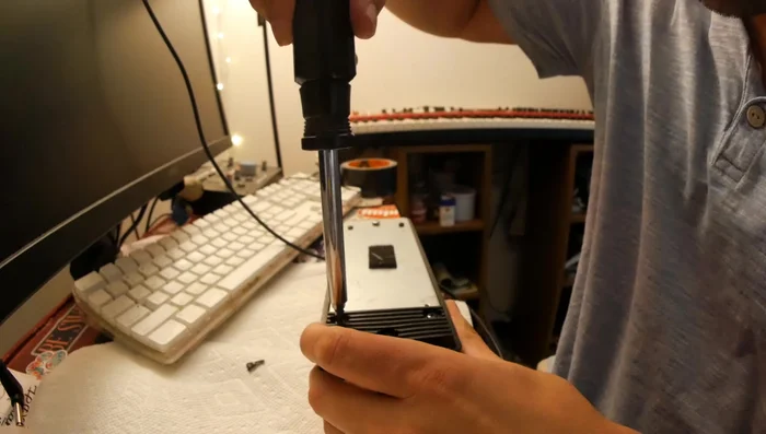 Reassemble the pedal one final time.