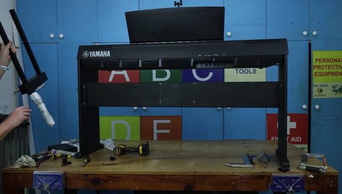 Secure the cable using the remaining cable clips to minimize strain on the connection.