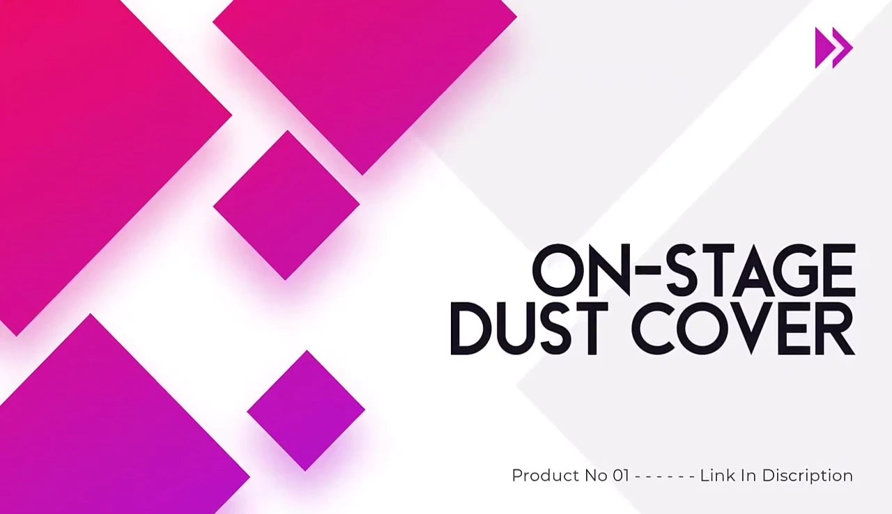 On Stage Keyboard Dust Cover product shot