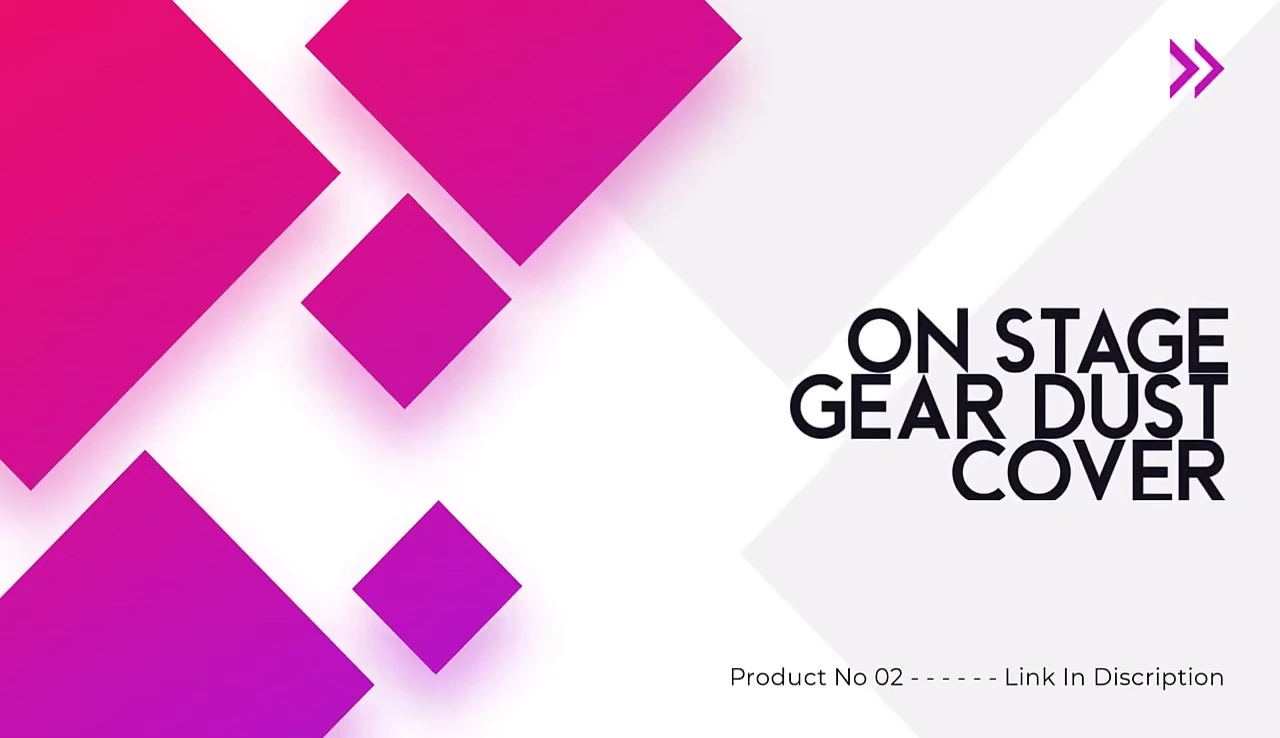 On Stage Gear 61/76 Key Keyboard Dust Cover product shot