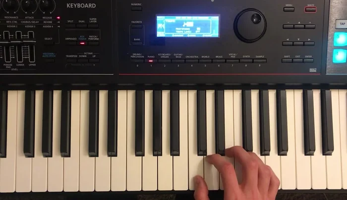 Play four quarter notes (1 beat each).