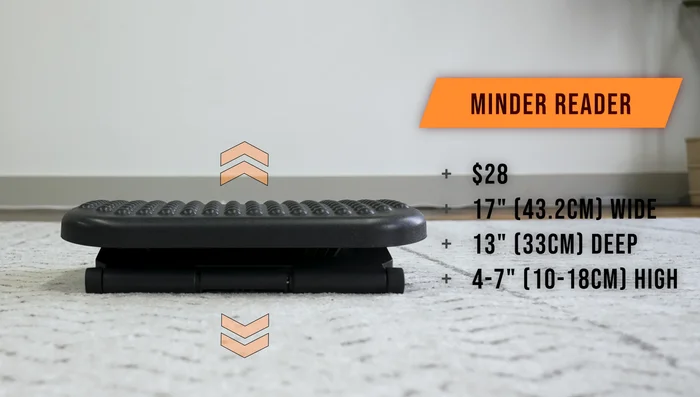 Review of Limart Adjustable Footrest (Highly customizable, but small)