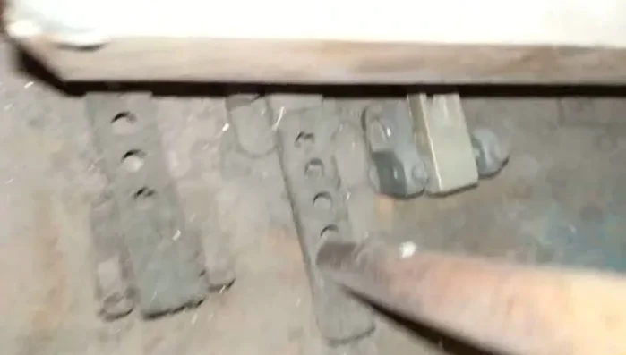 Clean the pedals to remove built-up wax and dirt using brillo pads.