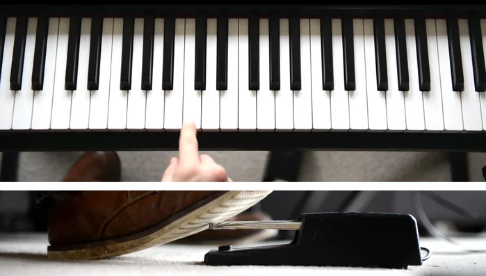 Playing multiple notes smoothly: Use the sustain pedal to connect notes without breaks, creating a smoother sound.