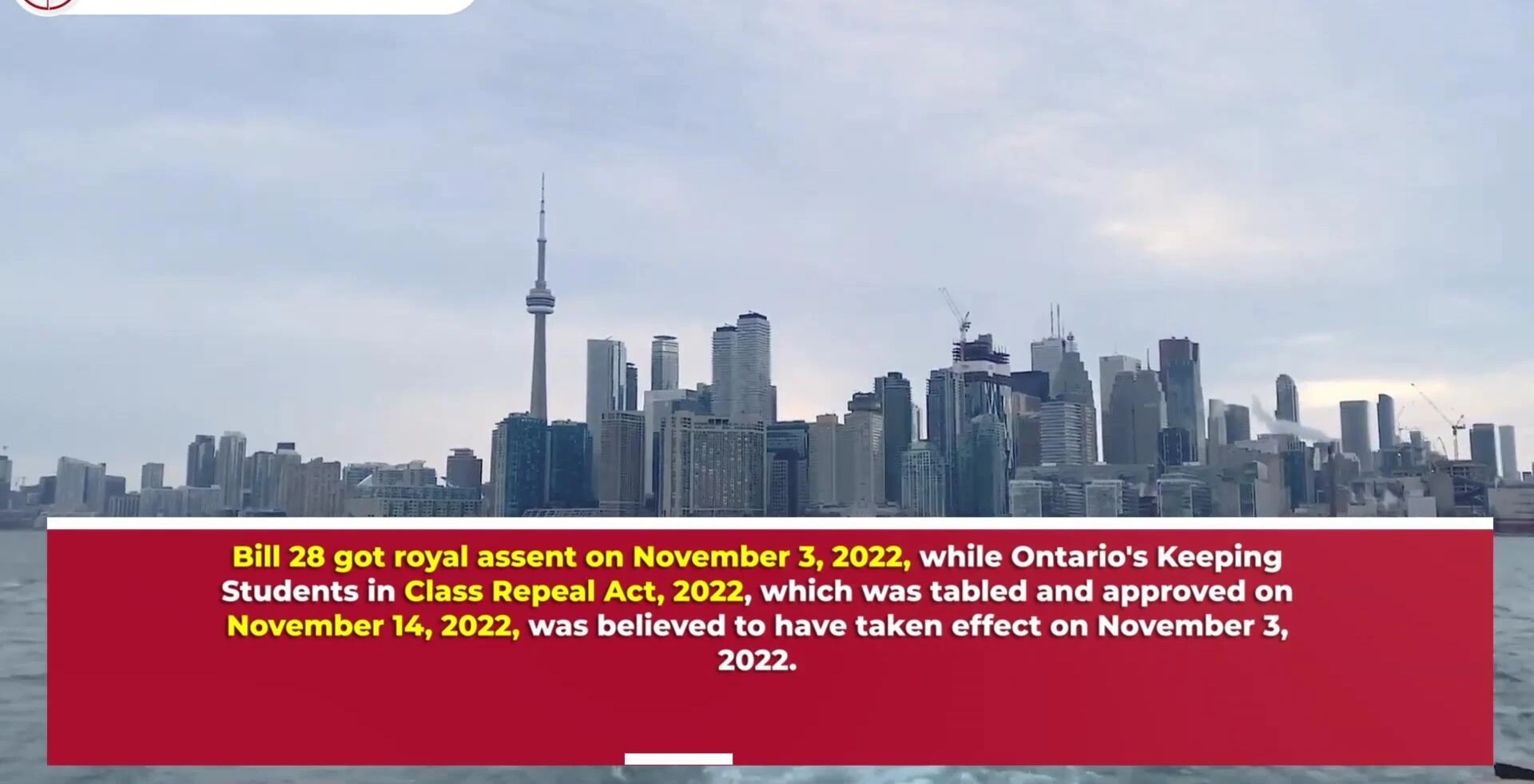 Repeal of Bill 28