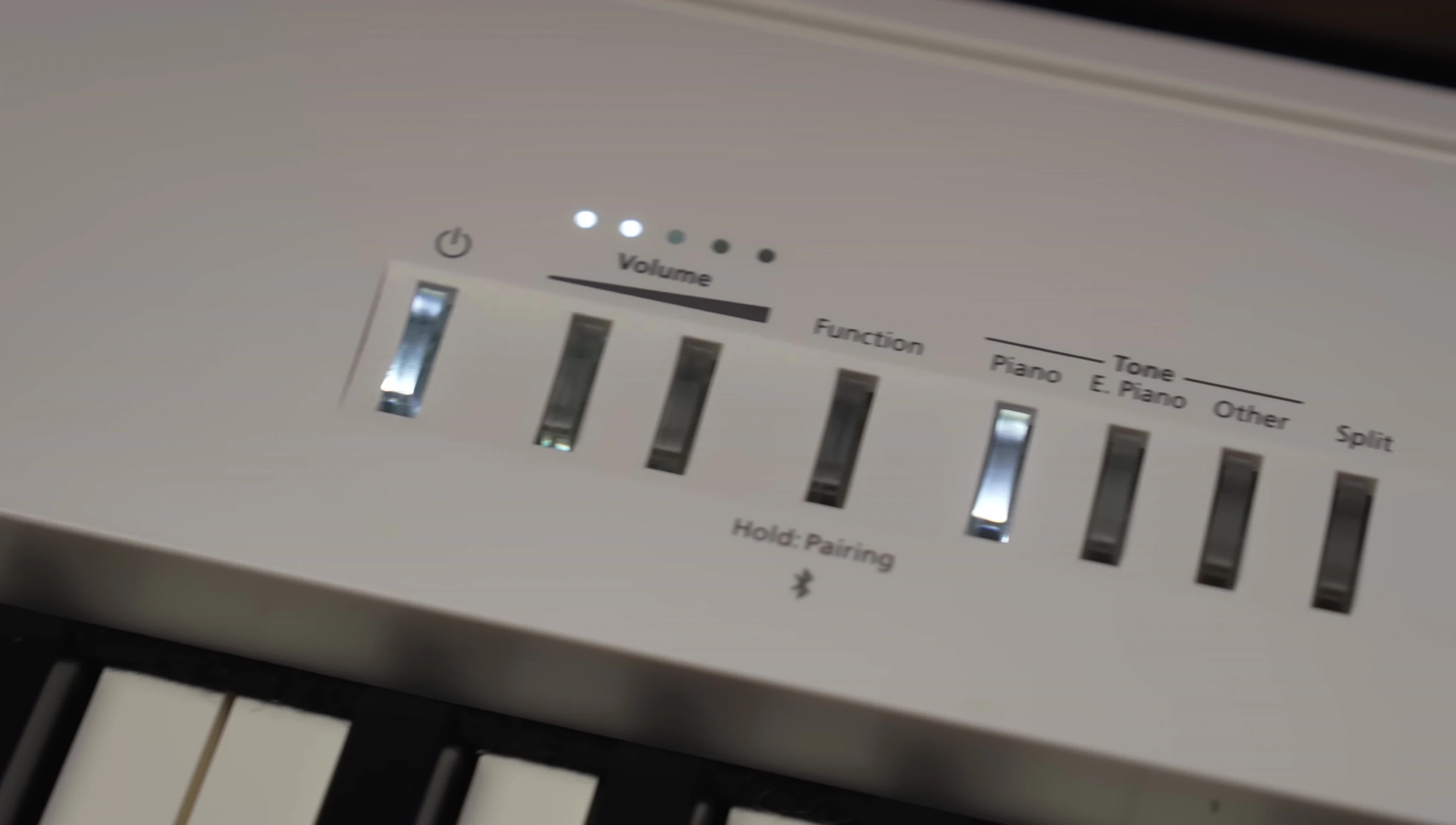 Roland FP-30X sound selection screen