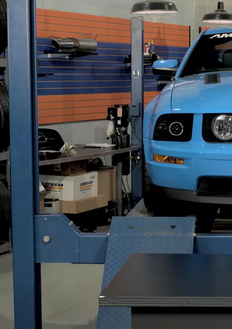Close-up view of the clutch pedal extension, highlighting its low-profile design.