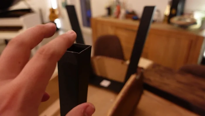 Optional: Create 3D-printed caps for the leg bottoms for a flush fit.