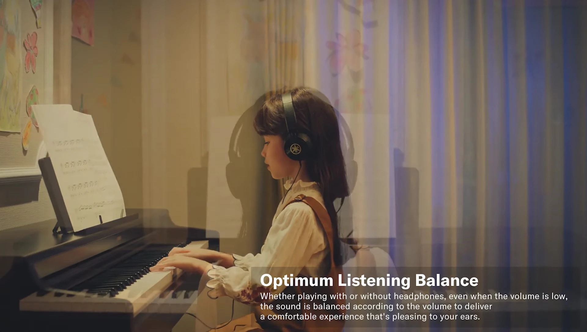 A graphic depicting the stereophonic optimizer effect