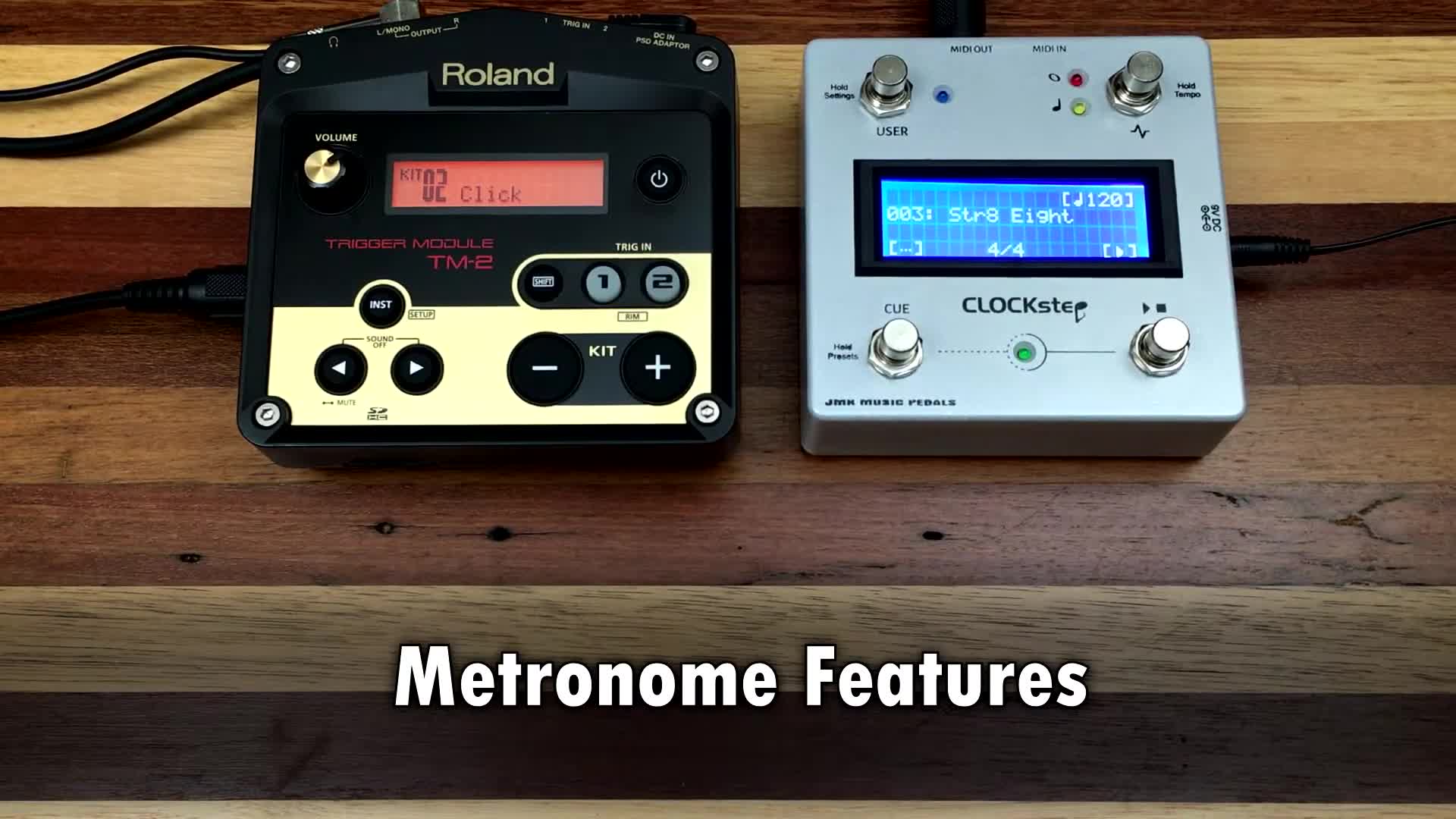 Screenshot showing the initial explanation of the metronome feature.