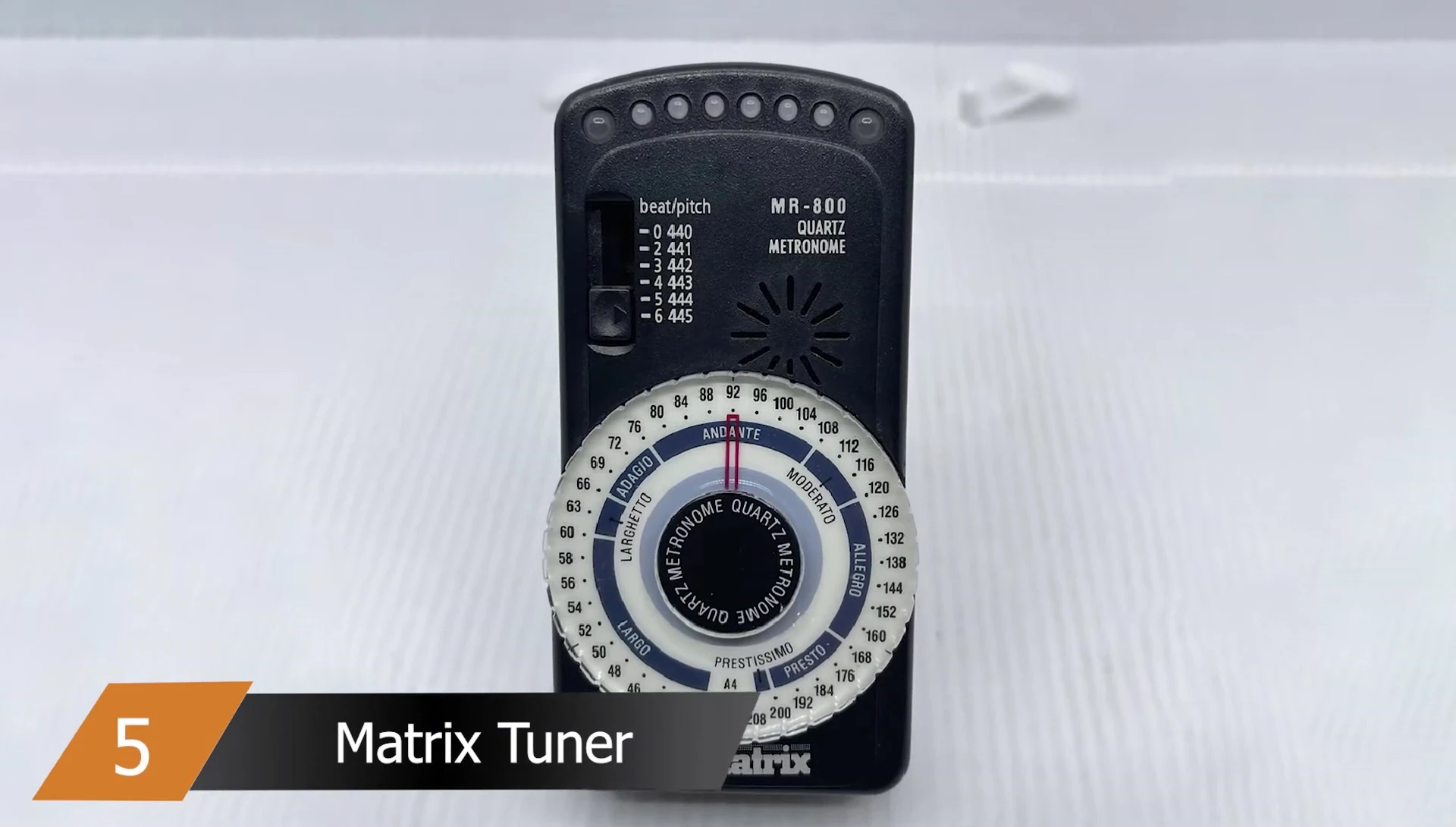 Matrix Tuner metronome