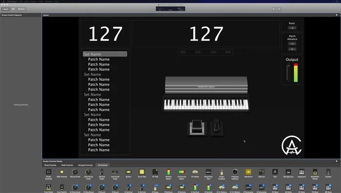 In Edit mode, highlight the sustain pedal, go to 'Send to All', then select your keyboard destination. Scroll down to control number 64 (Sustain).