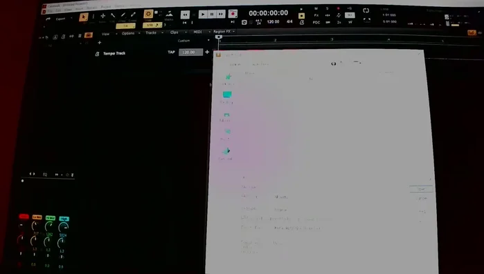 Ensure you have a click track (metronome) at the desired tempo (e.g., 120 BPM).