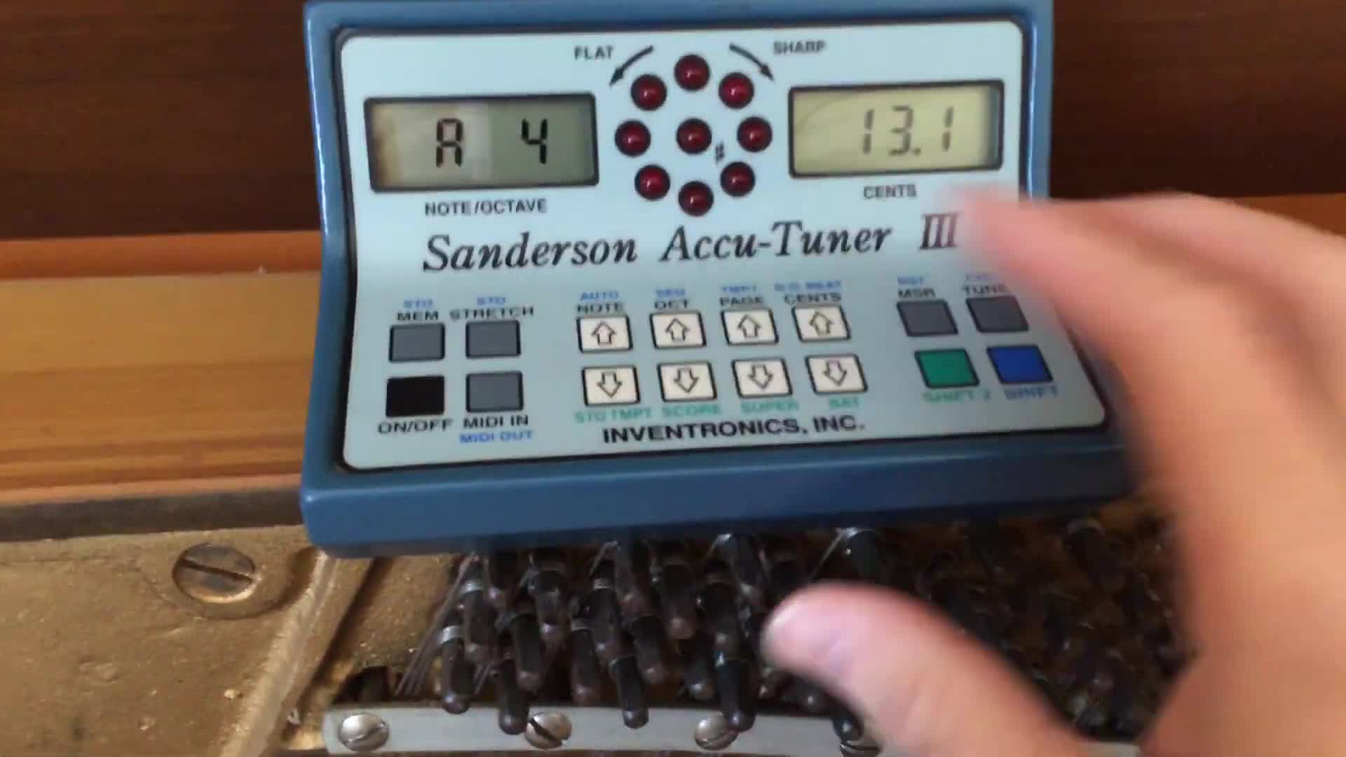 Screenshot illustrating the user beginning the offset programming process.