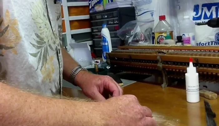 Wipe off any excess glue immediately.