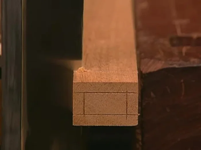 Glue up bench base: Glue and clamp the bench base together in two stages (ends first, then the center).