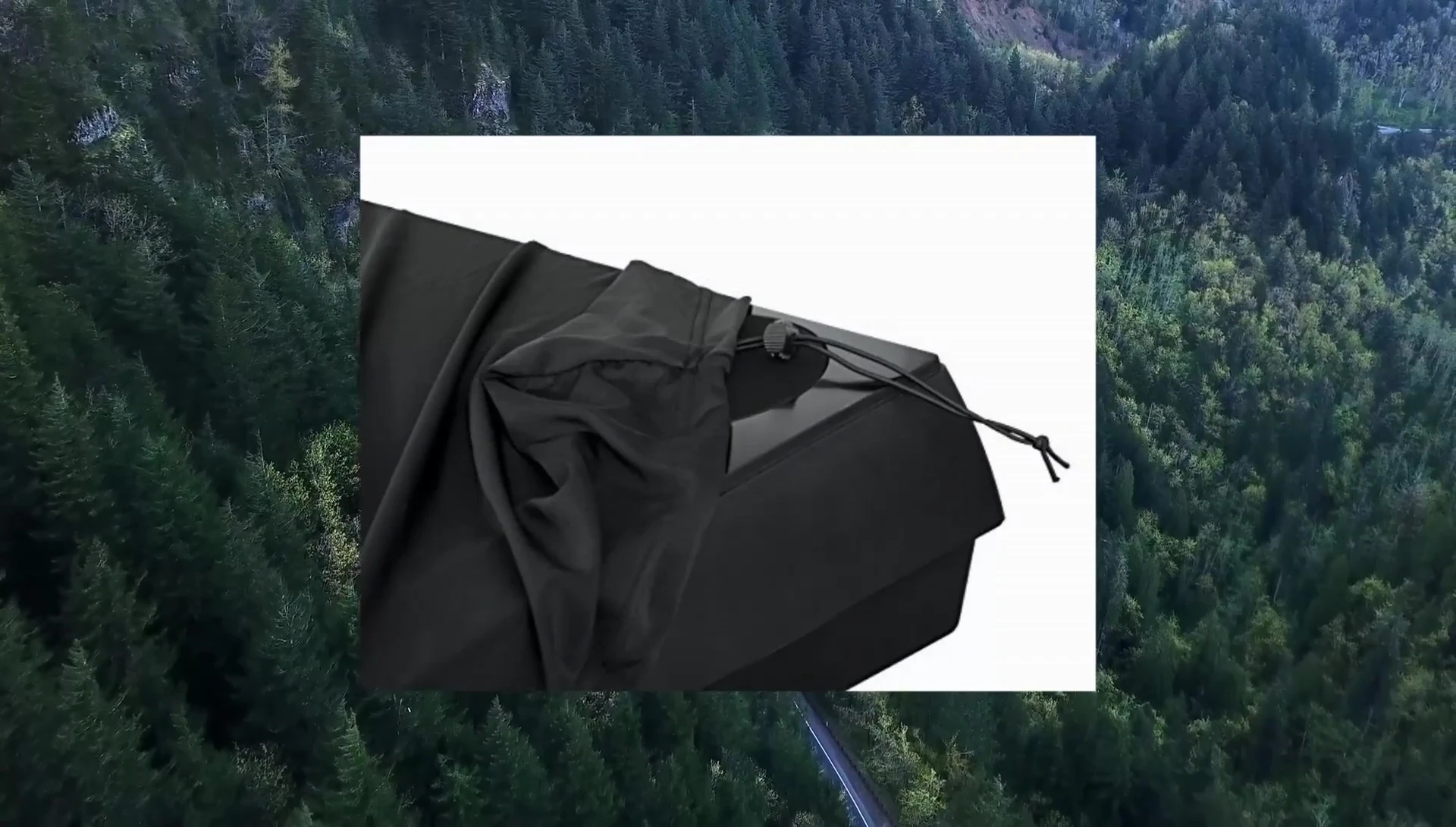 Exterior view of a 76-note keyboard gig bag
