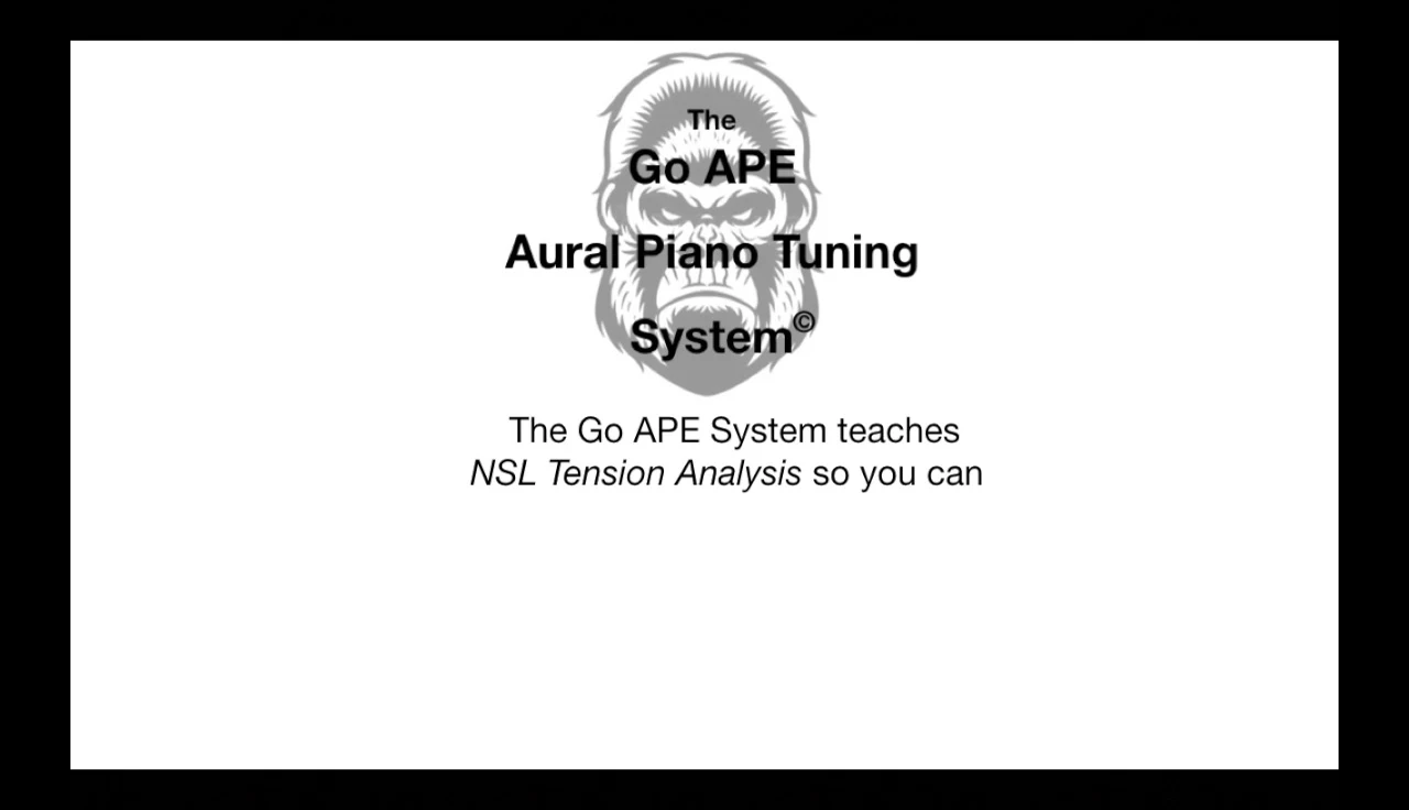 Text mentioning the Go Aural Piano Tuning System