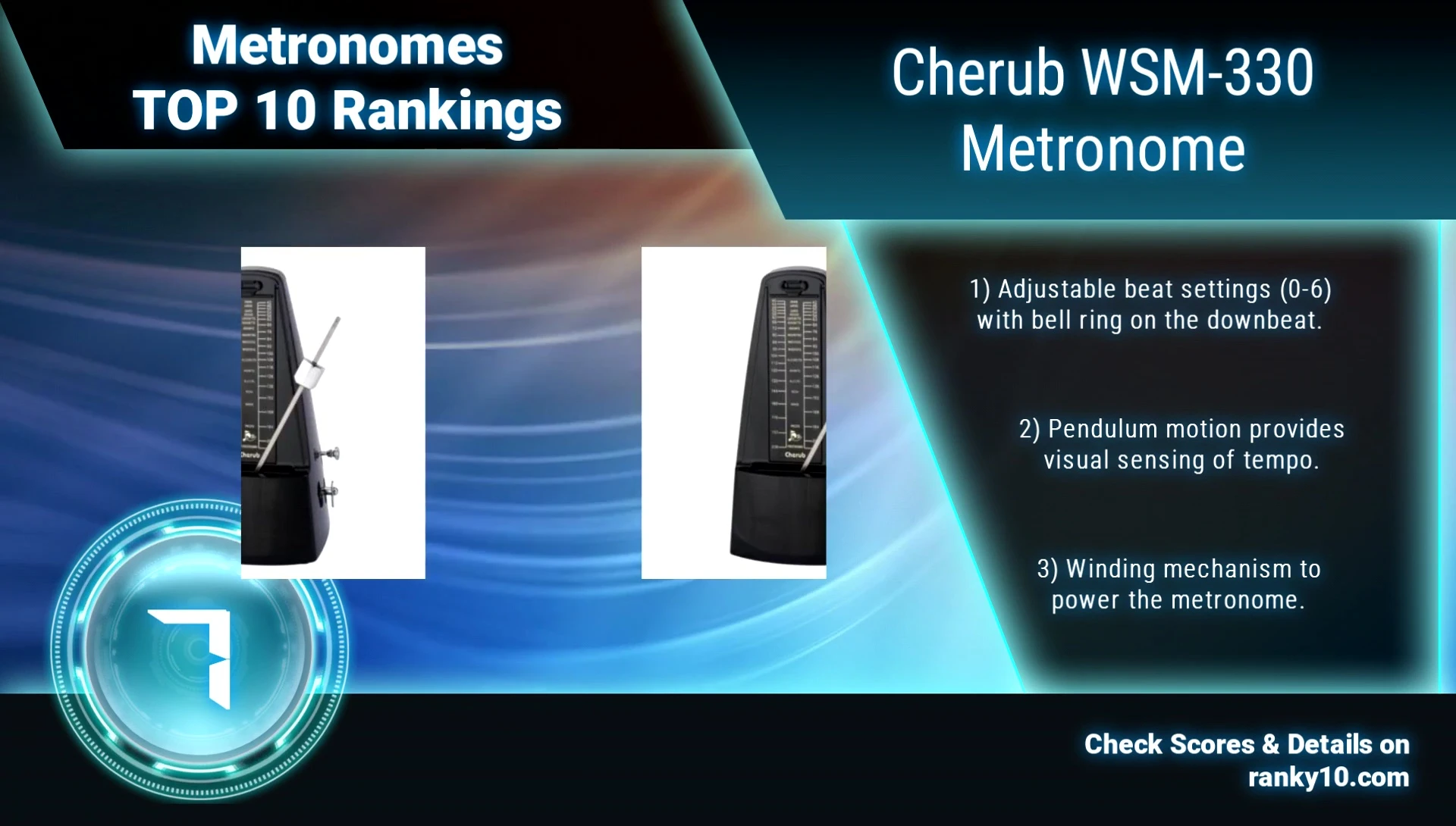 Cherub WSM330 showing pendulum motion