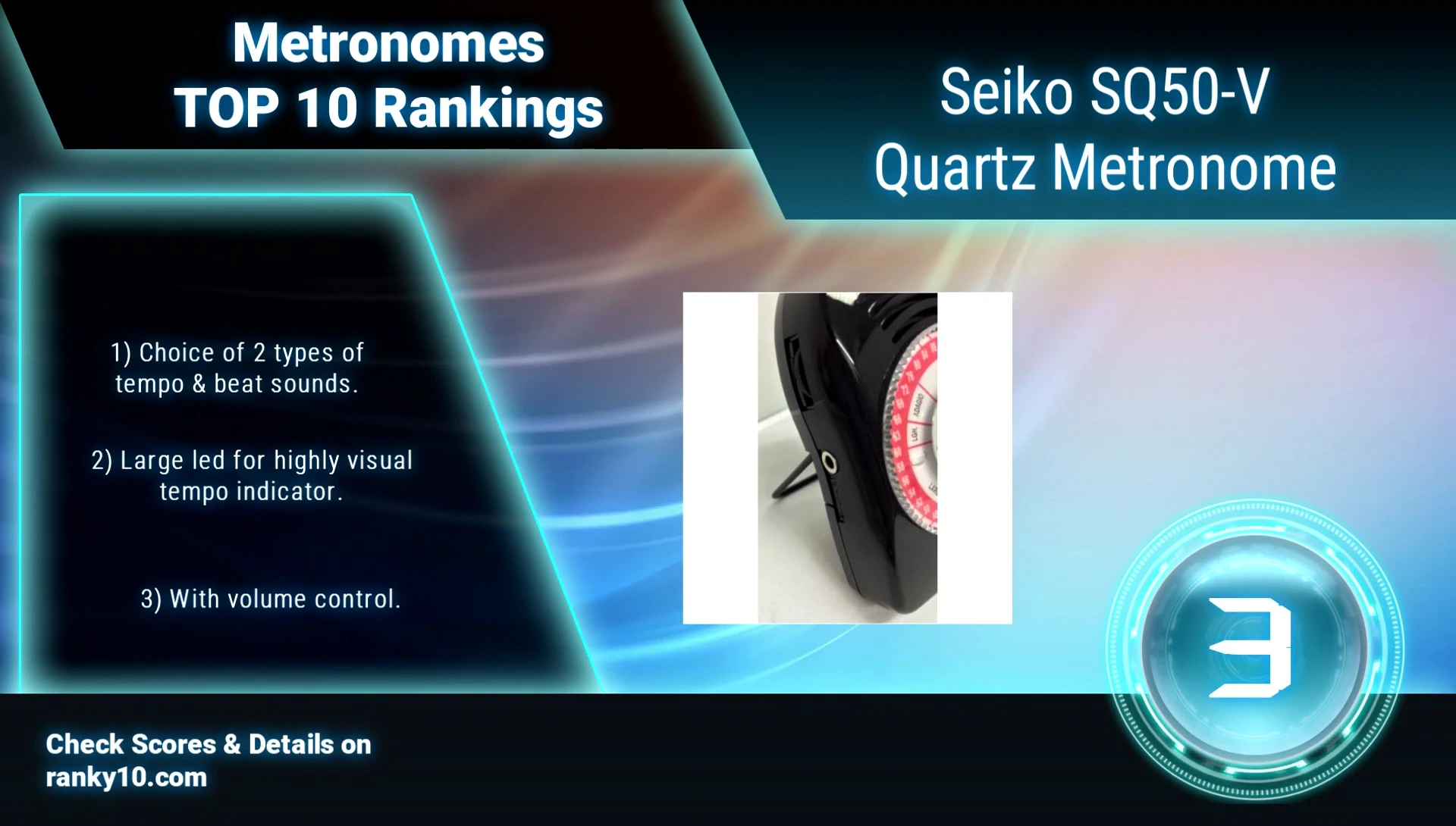Seiko SQ50D highlighting large LED display