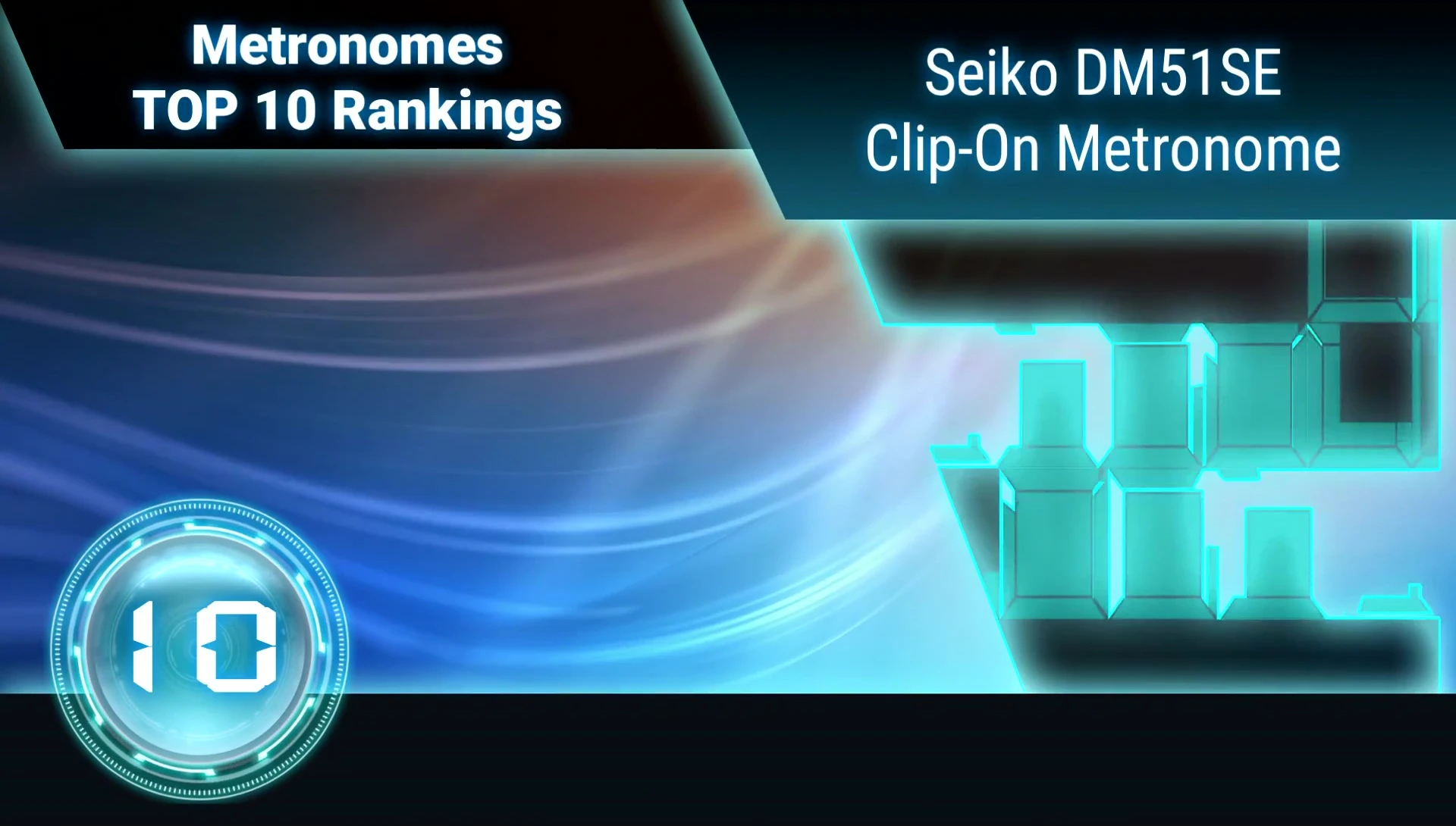 Seiko DM51SE Clip-on Metronome