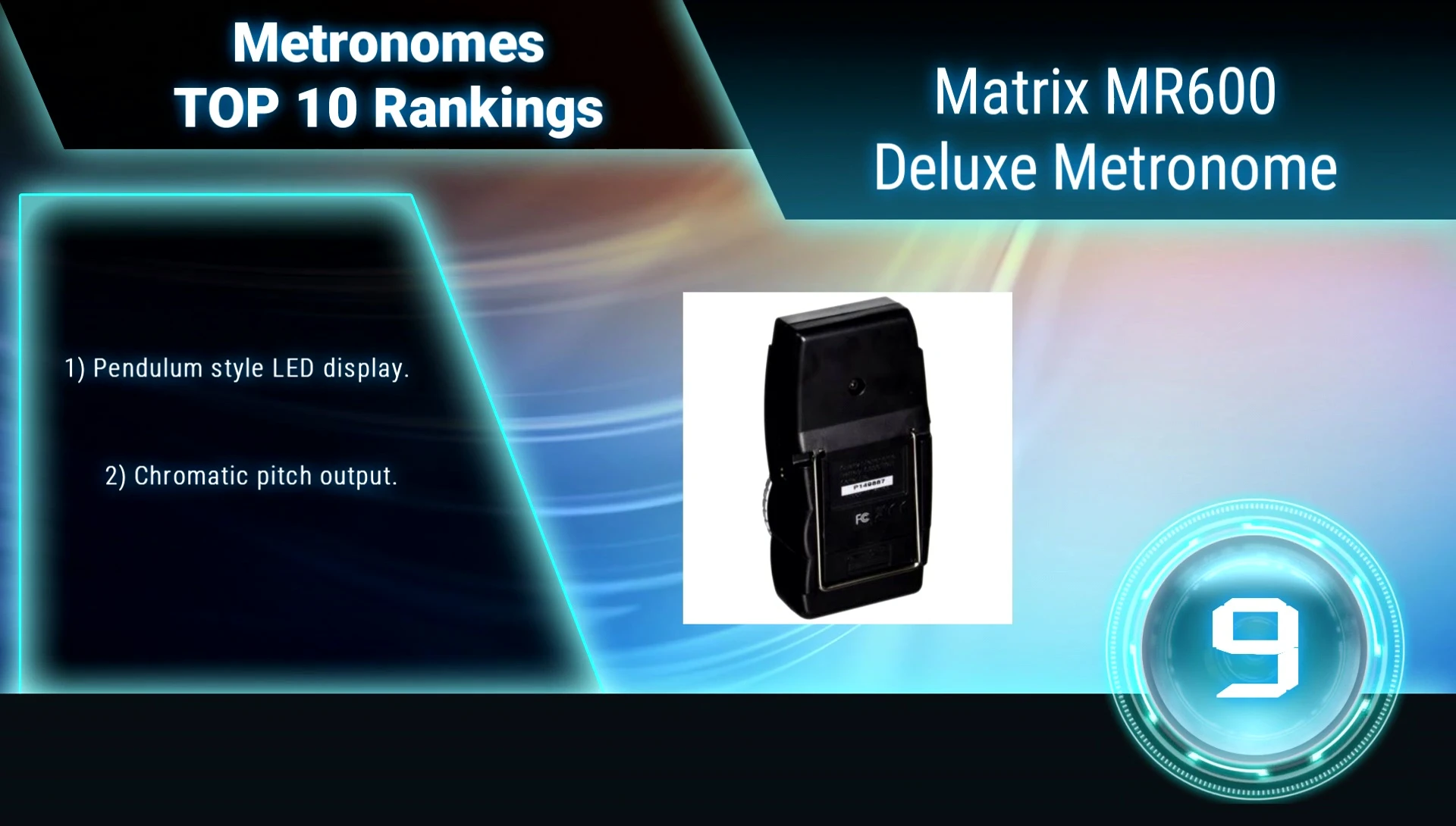 Matrix MR600 Deluxe Metronome Display