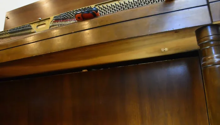 Remove the pedal mechanisms (wing nuts and screws).