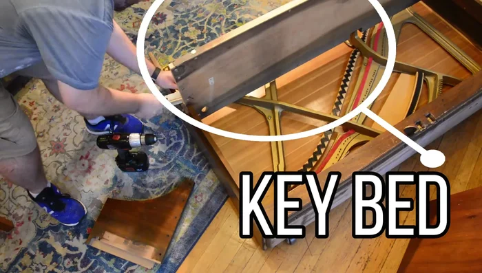 Remove the legs and remaining screws to separate the main components.