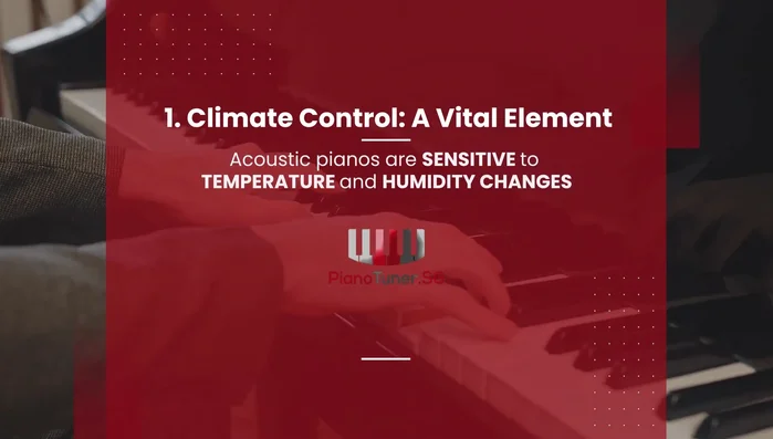 Strategic Placement: Keep your piano away from direct sunlight, windows, and heat sources to prevent damage to the finish and internal components.
