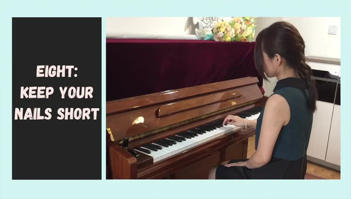 Maintain awareness of your posture and hand position throughout your playing.