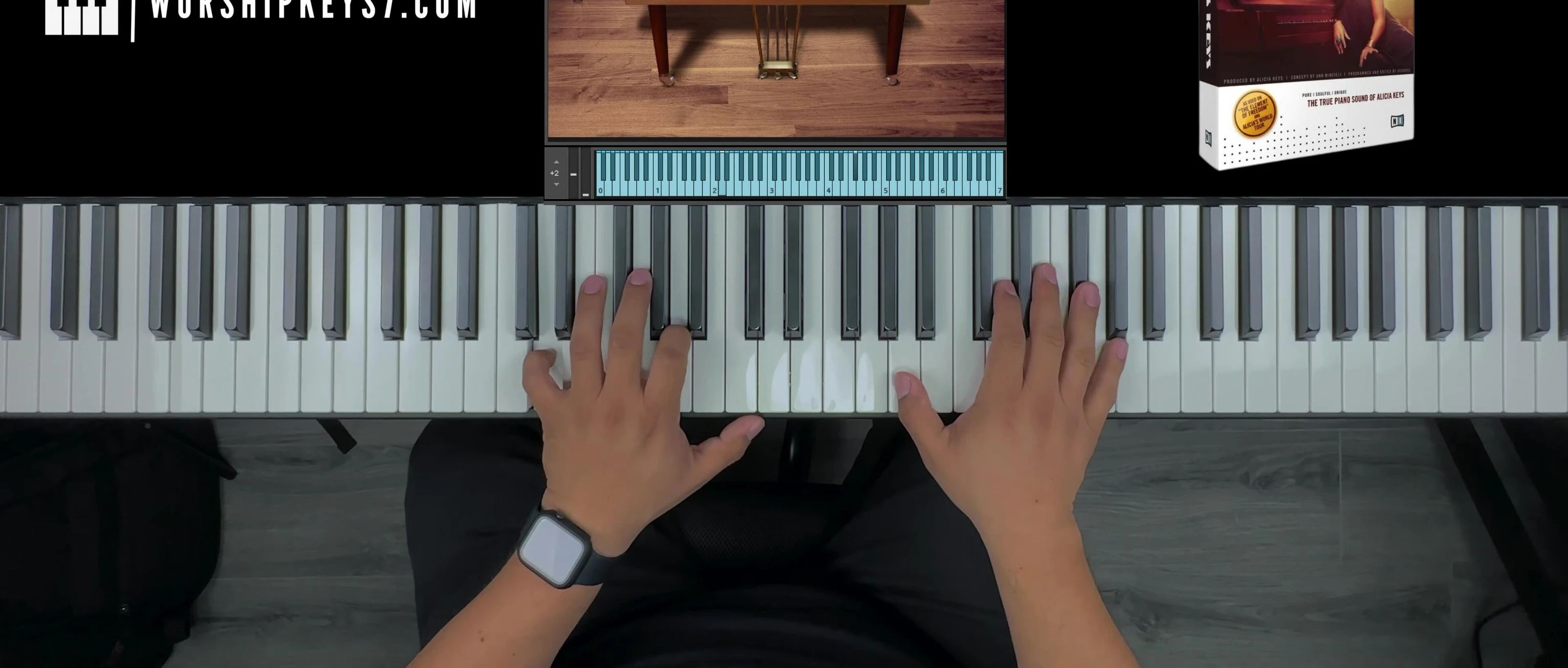 Another example of the piano's sound during a musical performance.