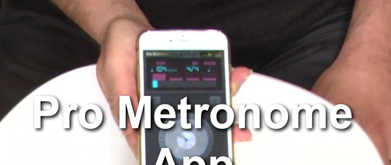 Screenshot of the Pro Metronome app on an iPhone