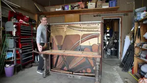 130-Year-Old Piano Restoration: Caster Replacement